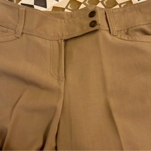 Women’s tan pants.